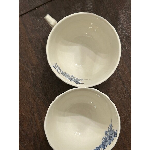 (2) Royal Staffordshire Teacups - Charlotte Blue - Picture 5 of 5